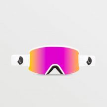 Volcom Garden Snowboardbrille Mattweiß/Pink Chrome UV-Schutz Pink (VG0122101)