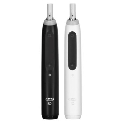 4. Braun Oral-B iO5 Duo Elektrische Zahnbürste, Mattschwarz/Weiß