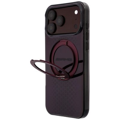 2. Mercedes AMG IML Double Layer Urban Line Hülle mit Ringständer und MagSafe-Funktion für iPhone 18 Pro Max / 17 Pro Max – Burgunderrot