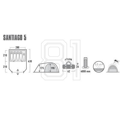 7. High Peak Santiago 5.0 11802