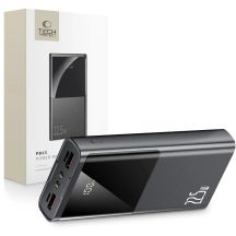 Powerbank Tech-Protect PB13 20000 mAh 22,5 W 2x USB-A / USB-C / Lightning mit USB-C / USB-A-Kabel - Grau