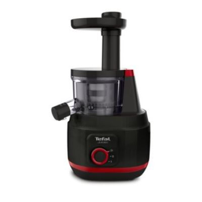 5. Tefal Juiceo ZC150 Slow Juicer (7490041) 150W Schwarz, Rot