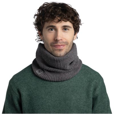 2. Buff Upcycled Merino Neckwarmer – thier grey heather Schlauchschal