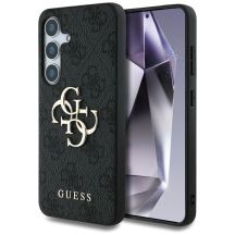Guess Big 4G Logo Classic Logo Hülle für Samsung Galaxy S25 Schwarz
