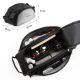 4. Wozinsky Fahrrad-Gepäcktasche mit Schultergurt, 13 l, Schwarz (WBB1BK)