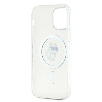 7. Karl Lagerfeld IML Choupette MagSafe Hülle für iPhone 12 / 12 Pro – transparent