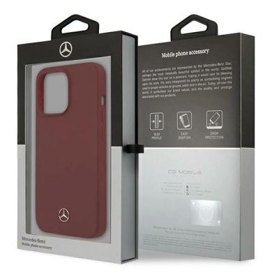 8. Mercedes Silicone Line Case für iPhone 13 Pro Max - Rot