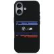 3. BMW M Silikonhülle mit horizontaler Linie und MagSafe-Funktion für iPhone 17 - Schwarz