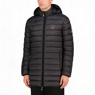 10. Geographical Norway Herrenjacke AMIGOMAP LONG HOOD DB BLACK MEN 233 BLACK (WZ5085H/GN-NOIR)