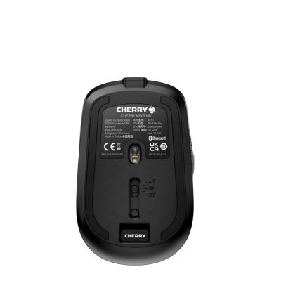 3. CHERRY MW 9100 Büromaus, beidhändig bedienbar, kabellos (RF) + Bluetooth, 2400 DPI