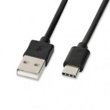 IBOX USB-Typ-C-Kabel, 2A 1M IKUMTC (USB 2.0 Typ AM - USB Typ CM; 1m; schwarz)
