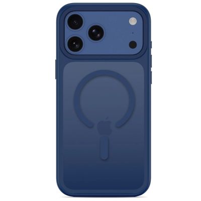 3. Tech-Protect Magmat Magsafe CC Hülle für iPhone 18 Pro Max / 17 Pro Max – Mattes Marineblau
