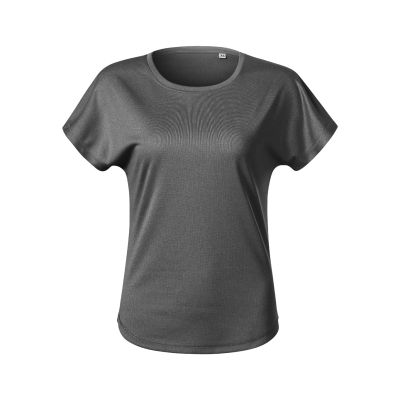 2. Zoom Damen-T-Shirt (Schwarz meliert)