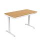 ACTIVEJET Schreibtisch mit elektrischer Höhenverstellung, Höhe 120x60 ET119S weiß/eiche