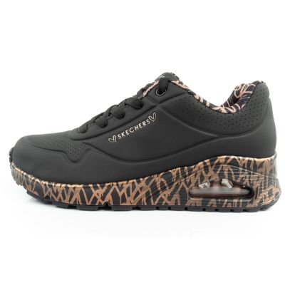 11. Skechers Uno-Loving Love Damen Sport-Sneaker modisch schwarz
