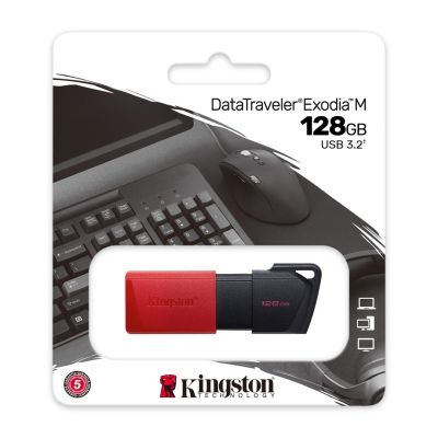3. KINGSTON Exodia 128 GB USB 3.2 rot