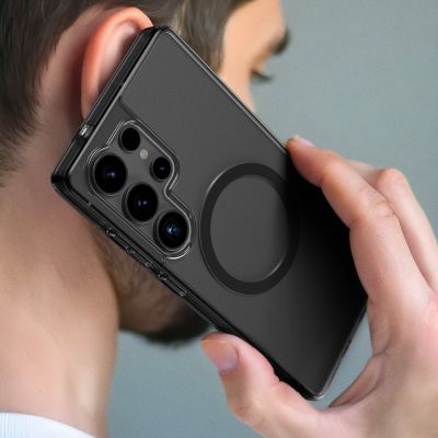 5. AmazingThing Minimal Mag Case mit Magnetring für Samsung Galaxy S25 Ultra - Schwarz