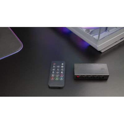 4. TACENS MARS MF-HUB 10x ARGB PWM-Hub + Fernbedienung