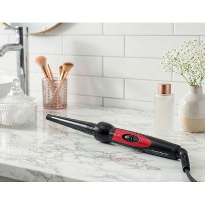 7. Esperanza Salma EBL007 konischer Lockenstab (25W; schwarz)