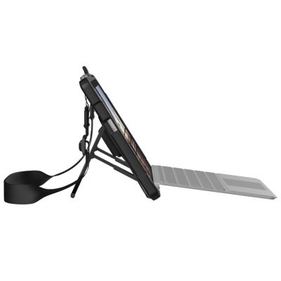 8. UAG Plasma - Schutzhülle mit integriertem Ständer sowie Hand- und Schultergurt für Microsoft Surface Go 1/2/3/4 G (Eis)