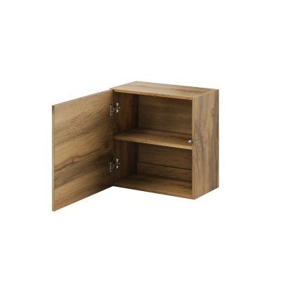 5. VIGO quadratische Vitrine 50/50/30 Eiche Wotan