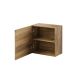 5. VIGO quadratische Vitrine 50/50/30 Eiche Wotan