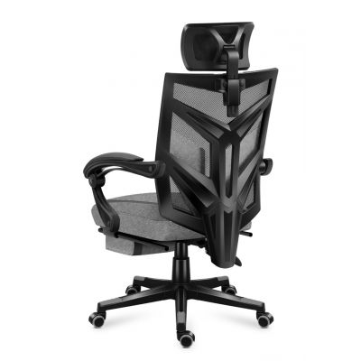 8. Huzaro Combat 5.0 Grauer Gaming-Stuhl