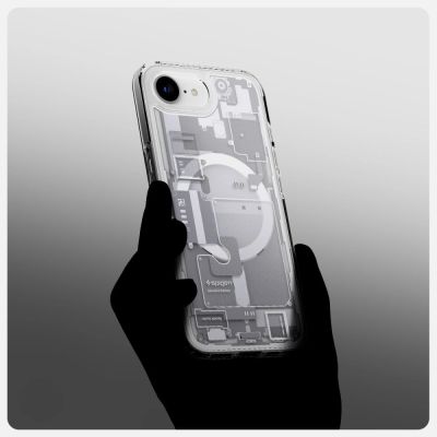 12. Spigen Ultra Hybrid MagSafe Hülle für iPhone 16e / 17e Zero One – Weiß
