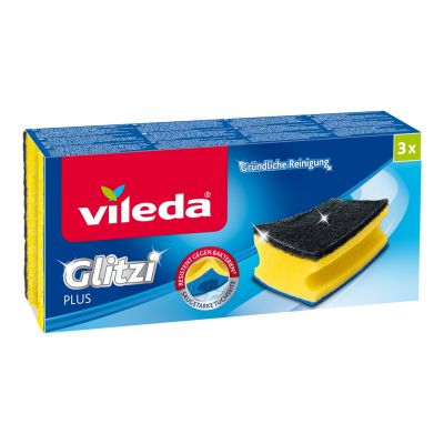 3. Vileda Glitzi Plus Profilschwamm 3-teilig.