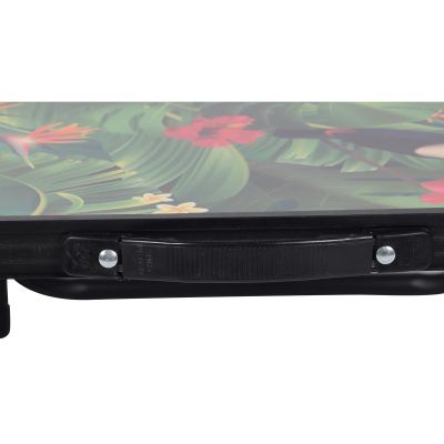 12. Klappbarer Campingtisch 60 x 45 x 25/56 cm Blume