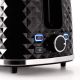 4. ELDOM TOSTER TO280C TOSTI 780 W, stufenlose Leistungsregelung, 7 Leistungsstufen, Schwarz
