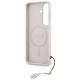 6. Guess 4G Classic Logo Charm MagSafe Hülle für Samsung Galaxy S26 - Pink