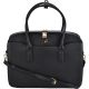 3. Damenhandtasche aus PU mit Laptopfach, Schwarz, SEMI LINE