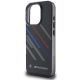 6. BMW Motorsport IML Random Stripes Hülle für iPhone 16 Pro - Schwarz