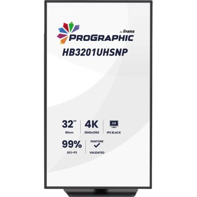 2. iiyama ProGraphic HB3201UHSNP-B1 Computermonitor 80 cm (31,5") 3840 x 2160 px Schwarz