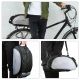 13. Wozinsky Fahrrad-Gepäcktasche mit Schultergurt, 13 l, Schwarz (WBB1BK)