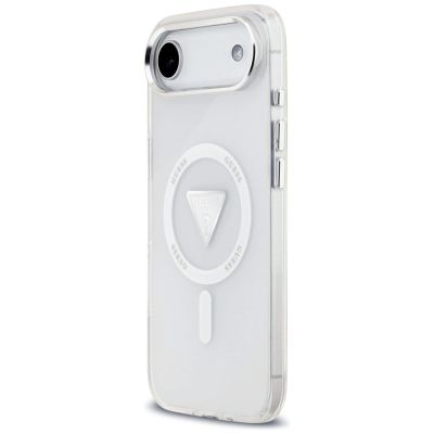 4. Guess IML Gradient Triangle Logo MagSafe Hülle für iPhone Air - Transparent