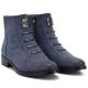 4. Damen-Stiefeletten, blau, flach, Modell M.Daszyński SA62-126