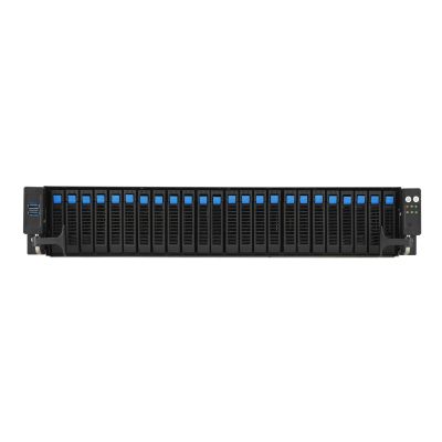 4. Asus Rack-Plattform (2U) RS520A-E12-RS24U AMD Epyc 9004 (24x NVMe, 2x M.2, 2x 10Gbe, IPMI, 1+1 1600W)