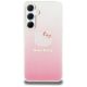 3. Hello Kitty IML Gradient Electrop Kitty Head Hülle für Samsung Galaxy A55 – Rosa