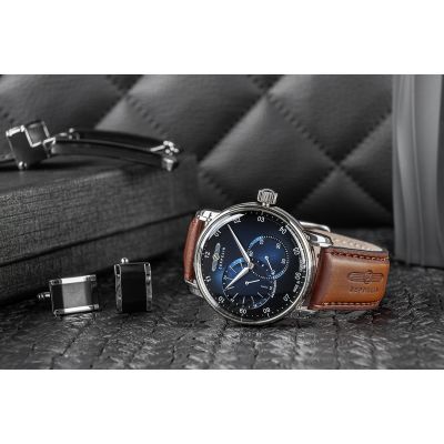 6. Herrenuhr ZEPPELIN New Captain's Line Automatic 8662-3 + BOX