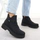 14. Damen-Lederboots im Worker-Stil mit Gummizug, Schwarz, Rieker Y3163-00