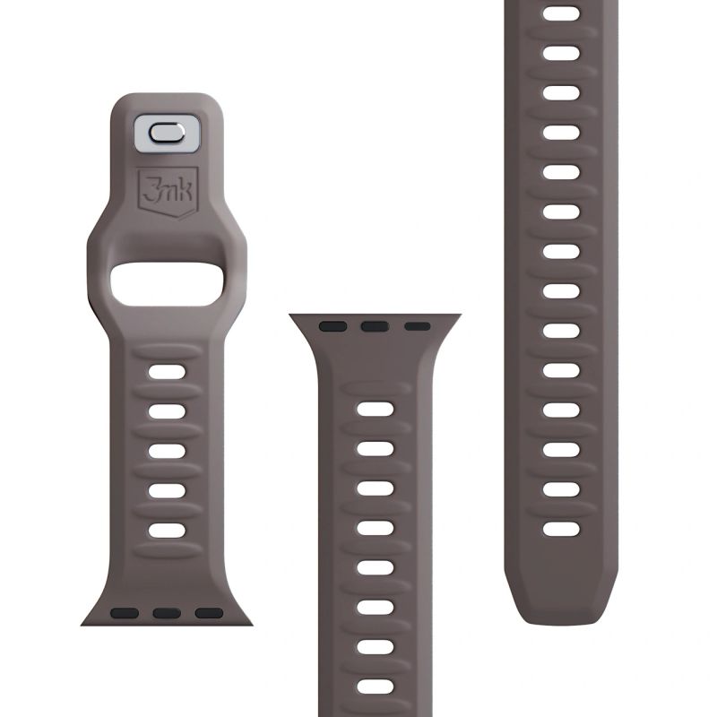 13. 3mk Silikon- Watch für Apple Watch 38/40/41 mm – Dunkelgrau