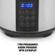 11. Tristar RK-6138 Digitaler Reiskocher und Dampfgarer, 900 W, 2,2 l, 7 Programme, Grau