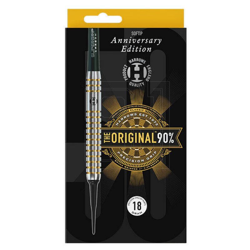 12. Harrows Original 90% 50th Anniversary Edition Softip Darts