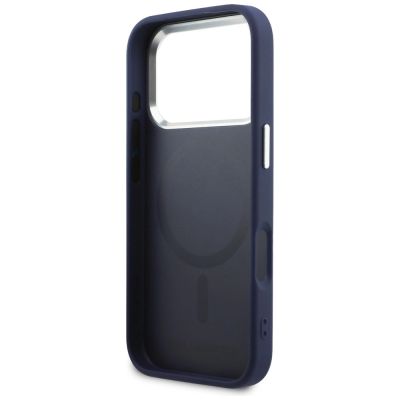 7. Karl Lagerfeld Karl RSG Logo MagSafe Hülle für iPhone 17 Pro - Blau
