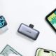 6. Ugreen PB503 5000 mAh Powerbank mit USB-C-Anschluss und integriertem USB-C-Anschluss – Grau