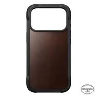 8. Nomad Robuste Lederhülle für 16 cm (6,3") Mobiltelefone, Braun