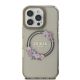 3. Guess IML Flowers Wreath MagSafe Case für iPhone 16 Pro - Schwarz