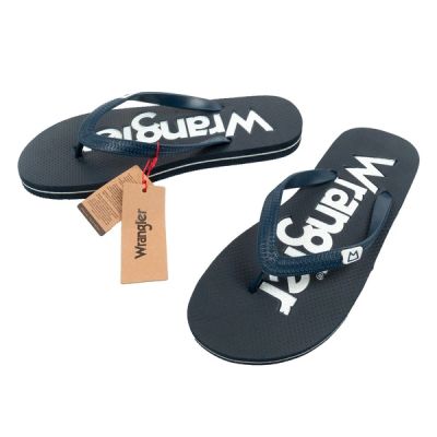 Wrangler Herren-Slipper Cole Flipflop, marineblaue Flip-Flops
